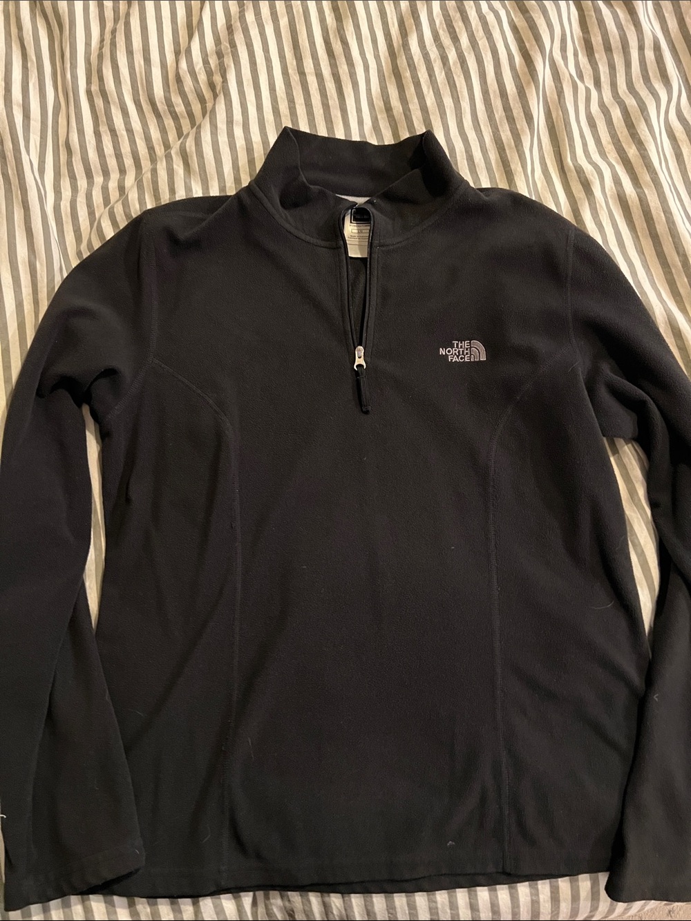 The North Face Black Half-Zip Fleece Pullover